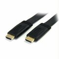 Dynamicfunction Startech 15 Ft Flat High Speed Hdmi Cable With Ethernet - Hdmi - M-M DY538256